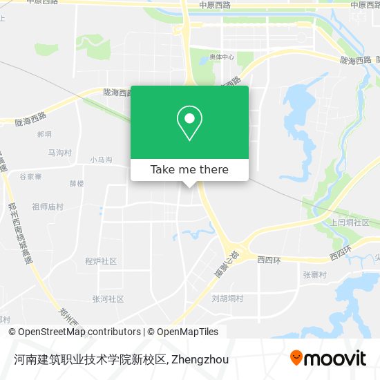 河南建筑职业技术学院新校区 map