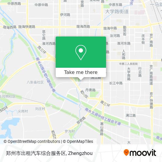郑州市出租汽车综合服务区 map