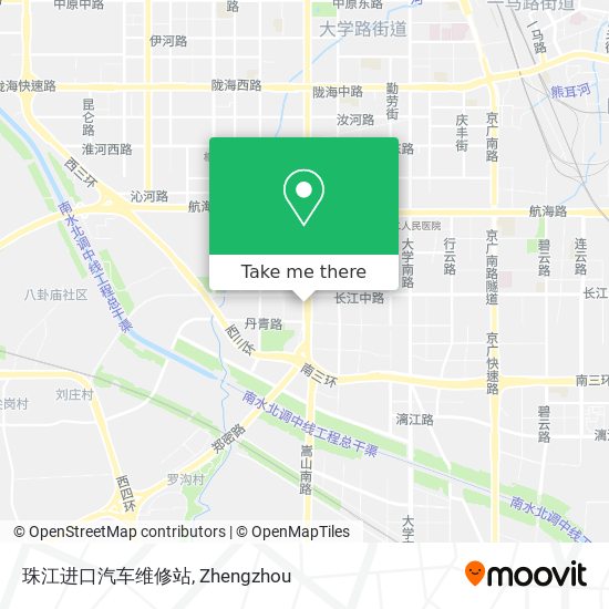 珠江进口汽车维修站 map