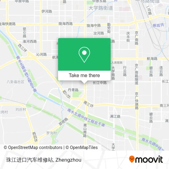 珠江进口汽车维修站 map