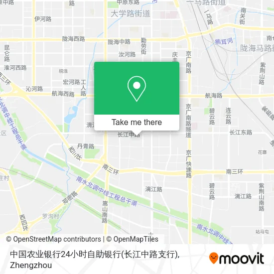 中国农业银行24小时自助银行(长江中路支行) map