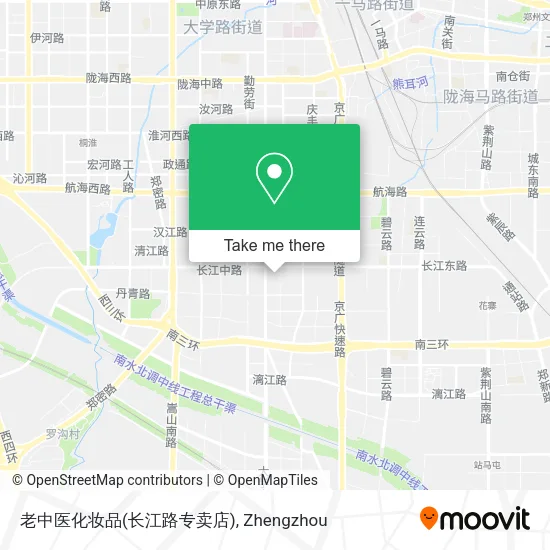 老中医化妆品(长江路专卖店) map
