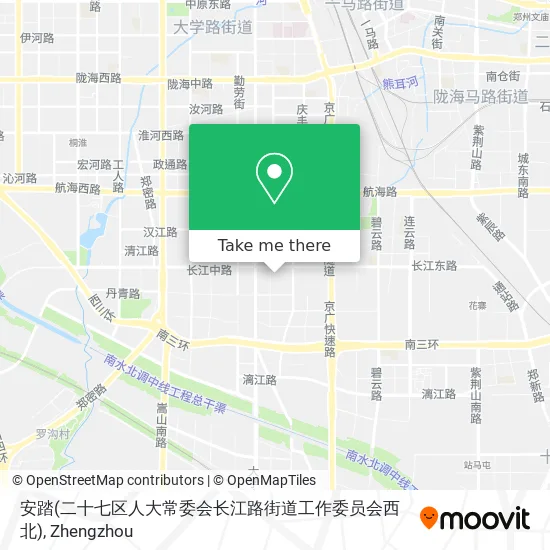 安踏(二十七区人大常委会长江路街道工作委员会西北) map