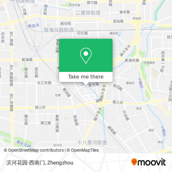滨河花园-西南门 map
