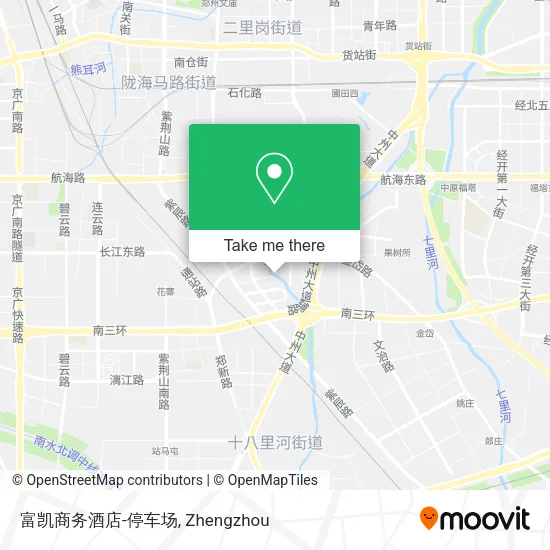 富凯商务酒店-停车场 map