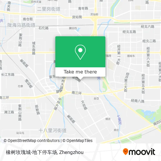 橡树玫瑰城-地下停车场 map