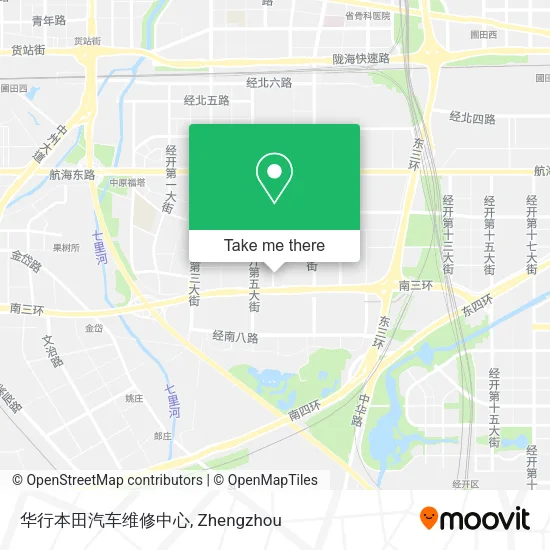 华行本田汽车维修中心 map