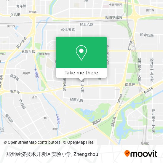 郑州经济技术开发区实验小学 map