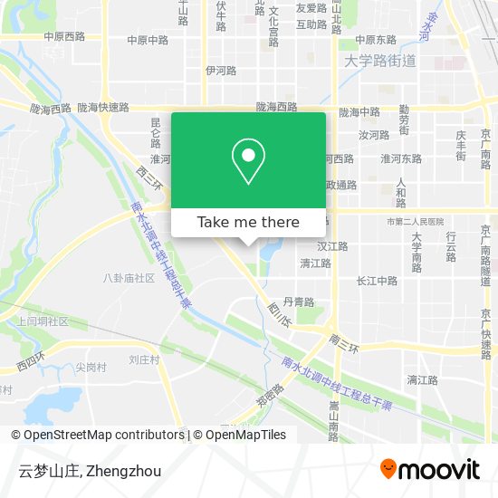 云梦山庄 map