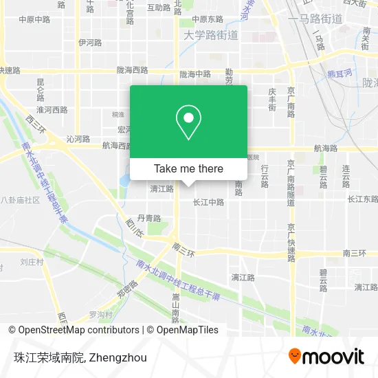 珠江荣域南院 map