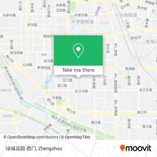绿城花园-西门 map