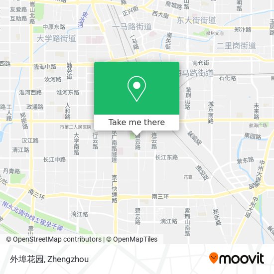外埠花园 map