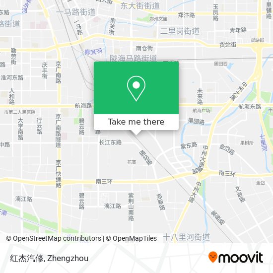 红杰汽修 map