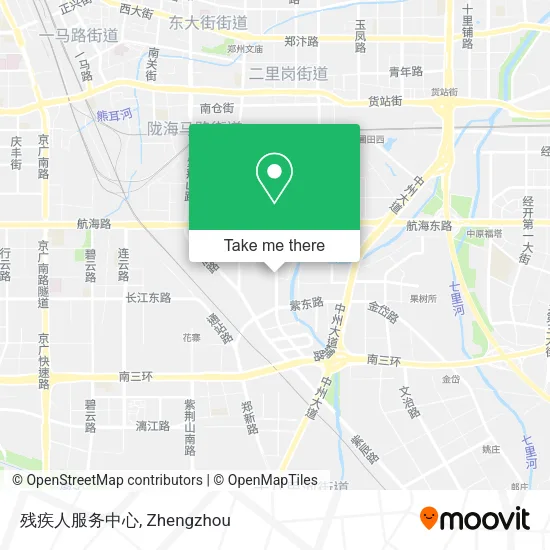 残疾人服务中心 map