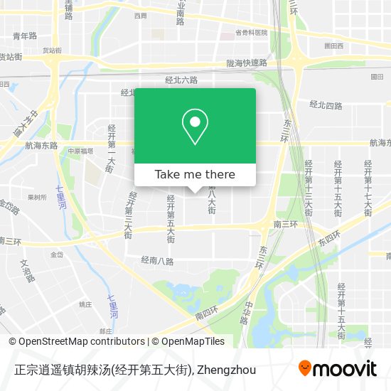 正宗逍遥镇胡辣汤(经开第五大街) map