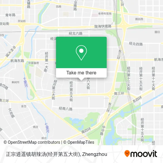 正宗逍遥镇胡辣汤(经开第五大街) map