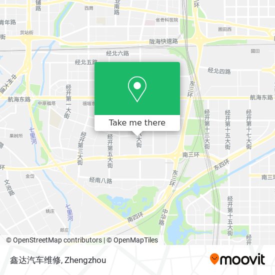 鑫达汽车维修 map