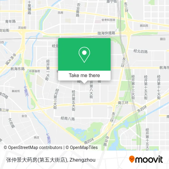 张仲景大药房(第五大街店) map