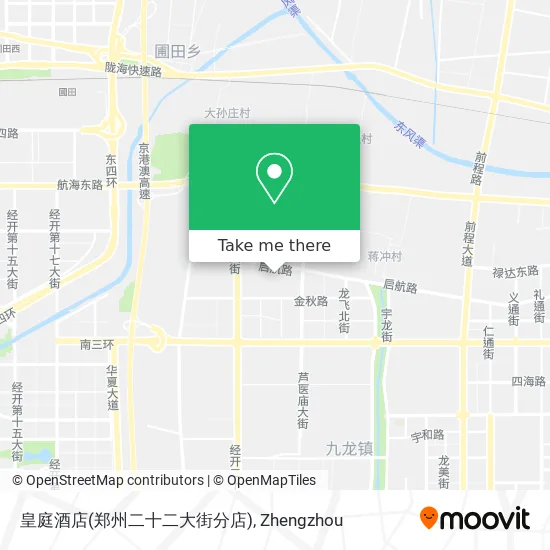 皇庭酒店(郑州二十二大街分店) map