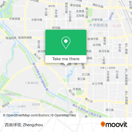 西南球馆 map