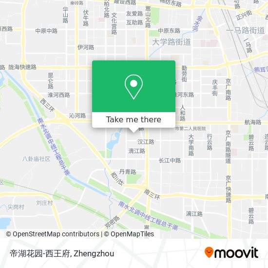 帝湖花园-西王府 map