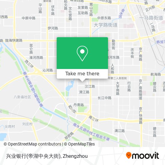兴业银行(帝湖中央大街) map