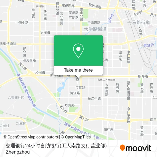 交通银行24小时自助银行(工人南路支行营业部) map