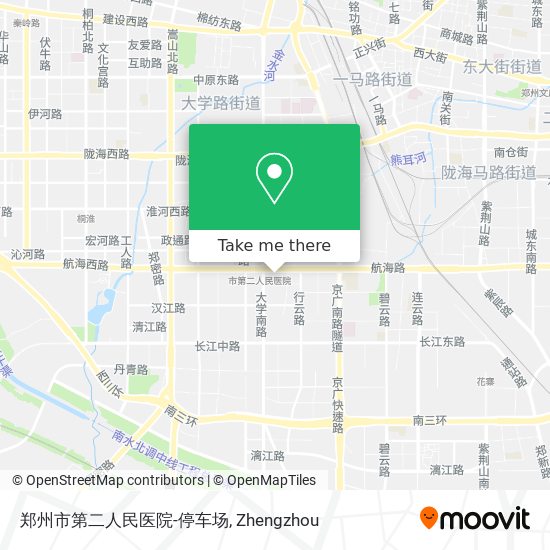 郑州市第二人民医院-停车场 map