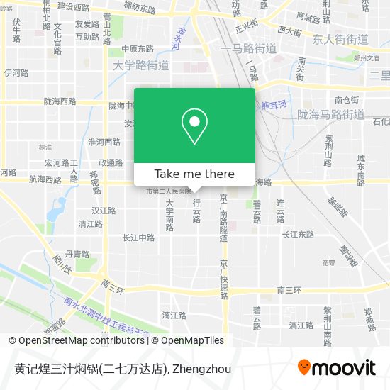 黄记煌三汁焖锅(二七万达店) map