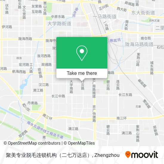 聚美专业脱毛连锁机构（二七万达店） map