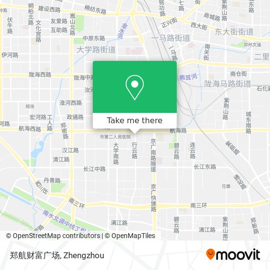 郑航财富广场 map