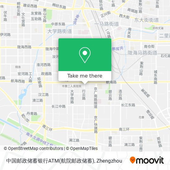 中国邮政储蓄银行ATM(航院邮政储蓄) map