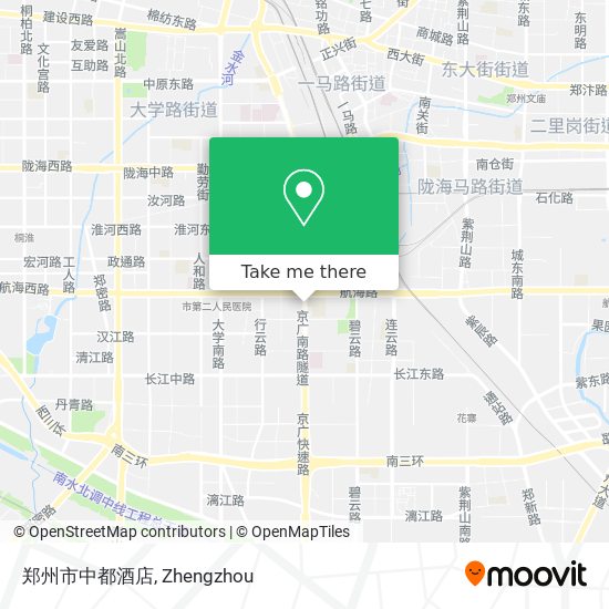 郑州市中都酒店 map