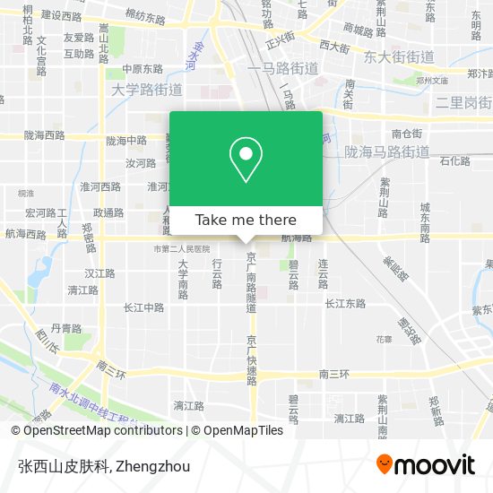 张西山皮肤科 map