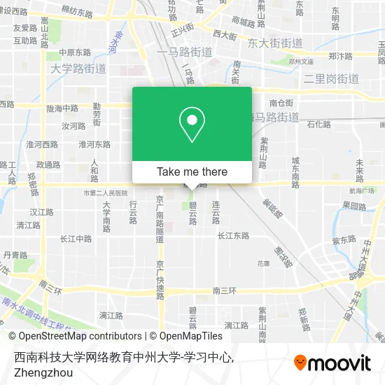 西南科技大学网络教育中州大学-学习中心 map
