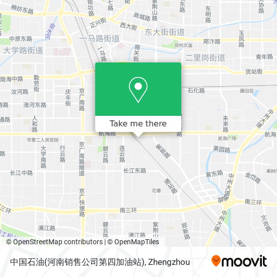 中国石油(河南销售公司第四加油站) map