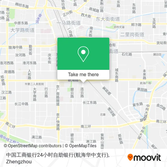 中国工商银行24小时自助银行(航海华中支行) map