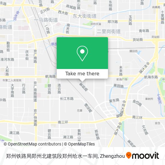 郑州铁路局郑州北建筑段郑州给水一车间 map