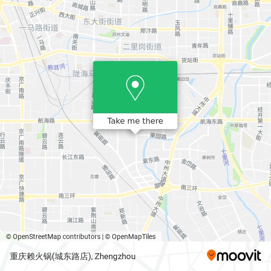 重庆赖火锅(城东路店) map