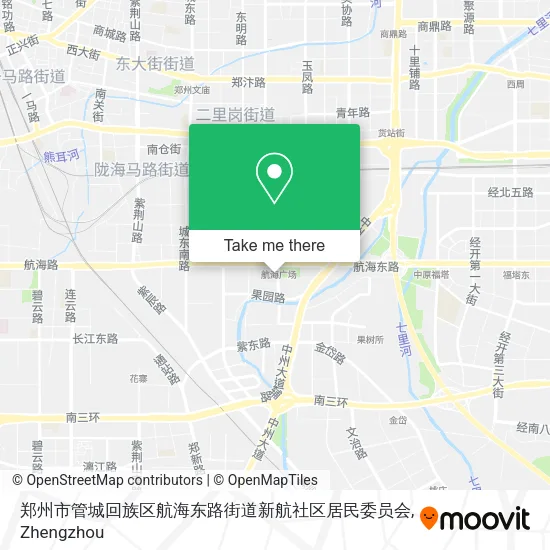 郑州市管城回族区航海东路街道新航社区居民委员会 map