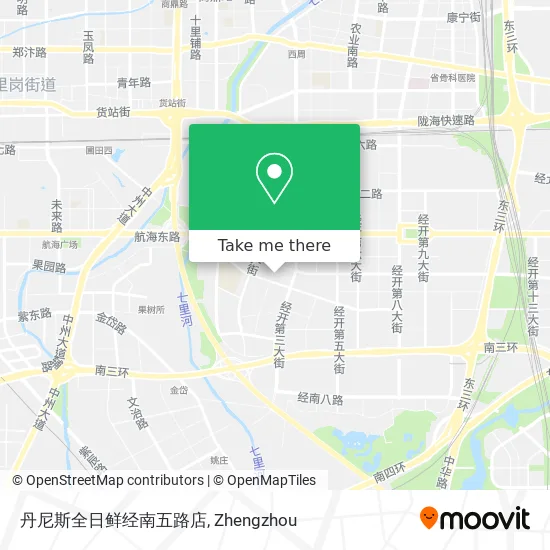 丹尼斯全日鲜经南五路店 map