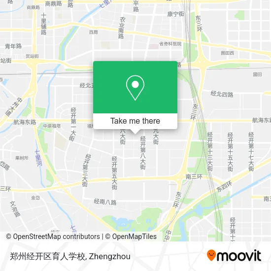 郑州经开区育人学校 map