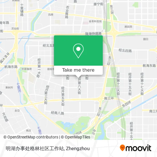 明湖办事处格林社区工作站 map