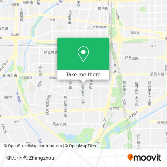 健民小吃 map