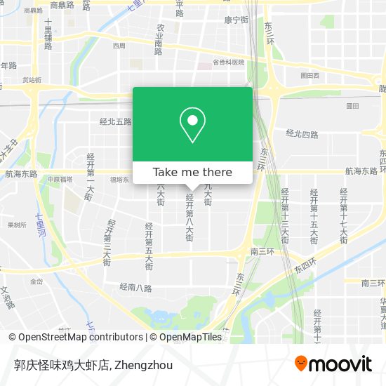 郭庆怪味鸡大虾店 map