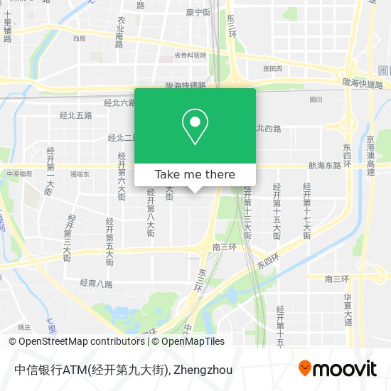 中信银行ATM(经开第九大街) map