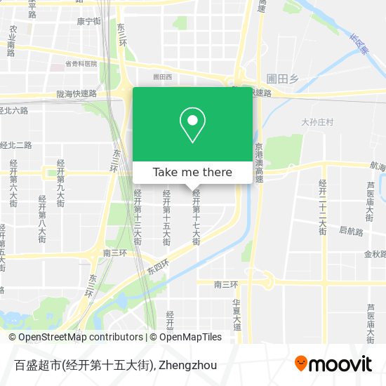 百盛超市(经开第十五大街) map