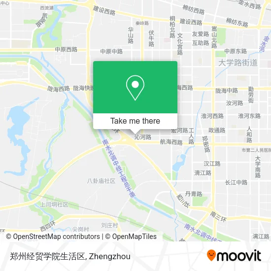 郑州经贸学院生活区 map