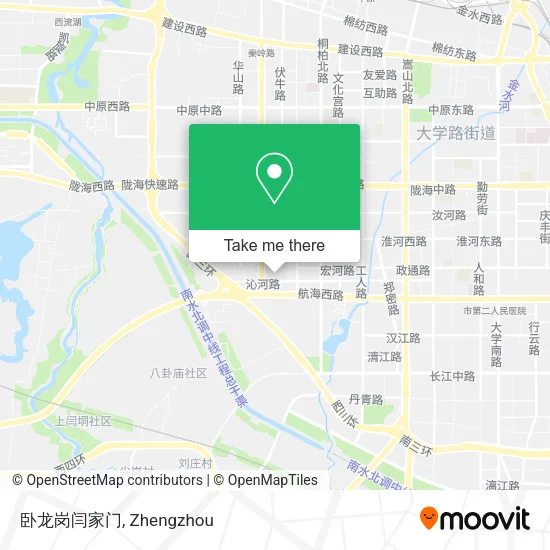 卧龙岗闫家门 map