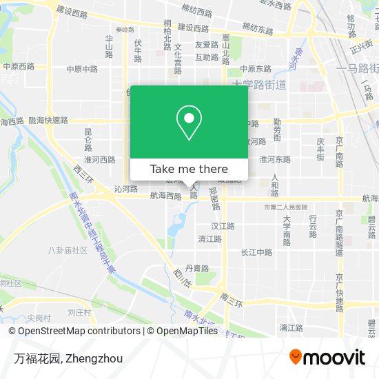 万福花园 map